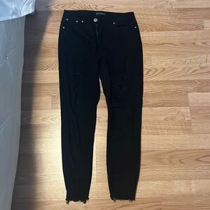 Prettylittlething skinny jeans with rips